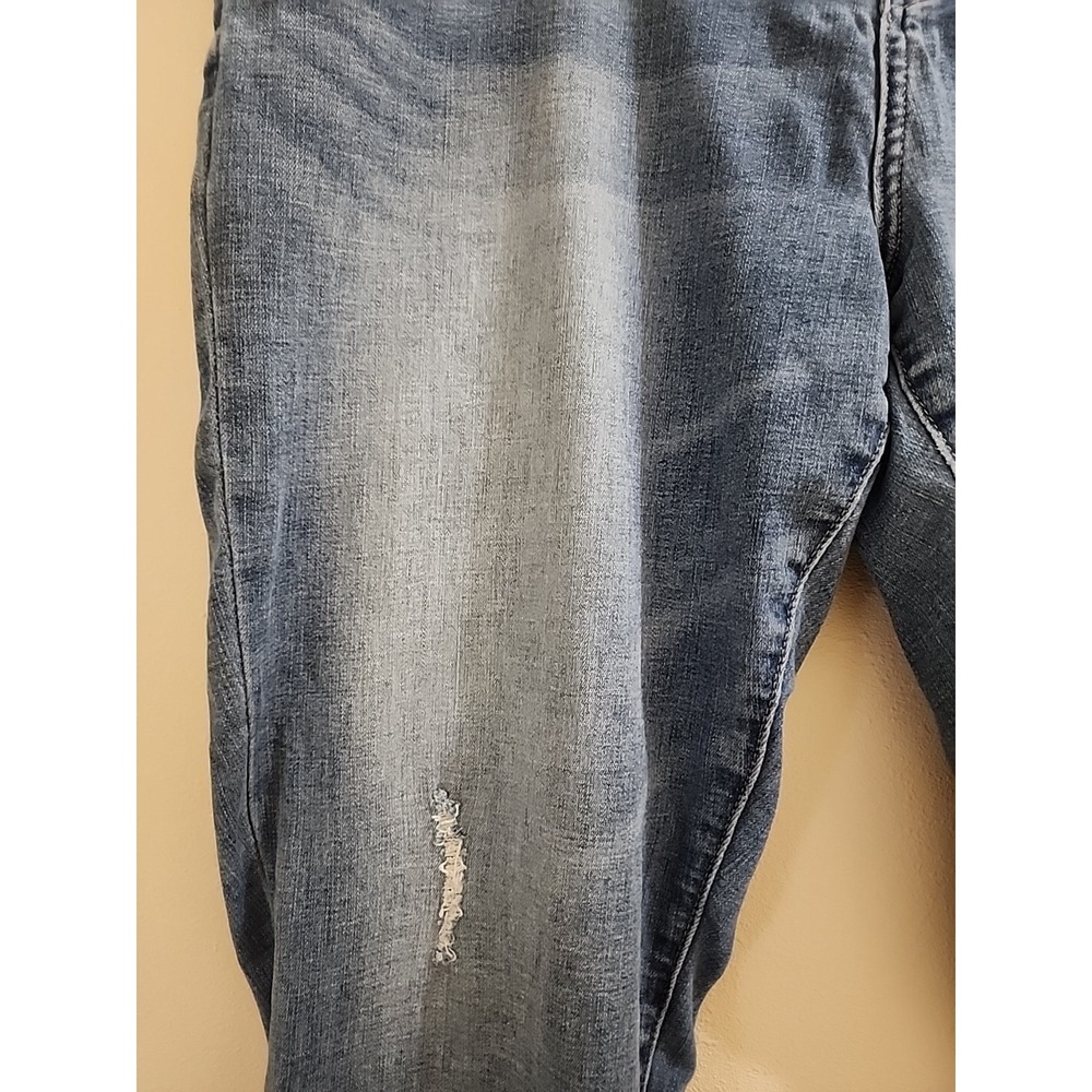 Pistola Distressed Denim Jeans Pants Skinny Stretch Frayed Hem Size 18W - Picture 8 of 16